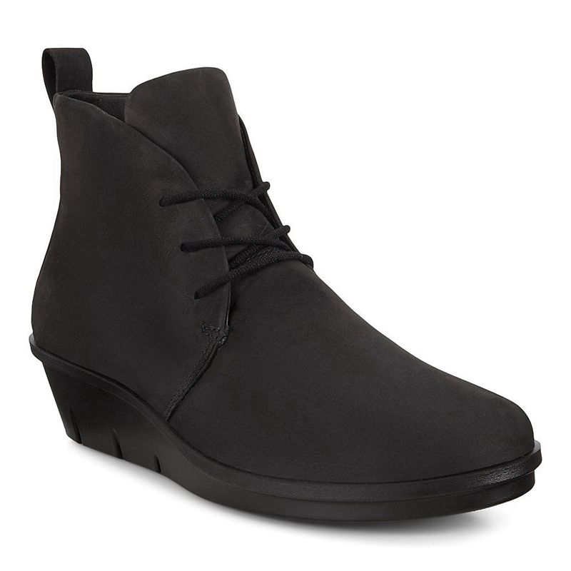 Women Boots Ecco Skyler - Chukka Boots Black - India SBUALG182